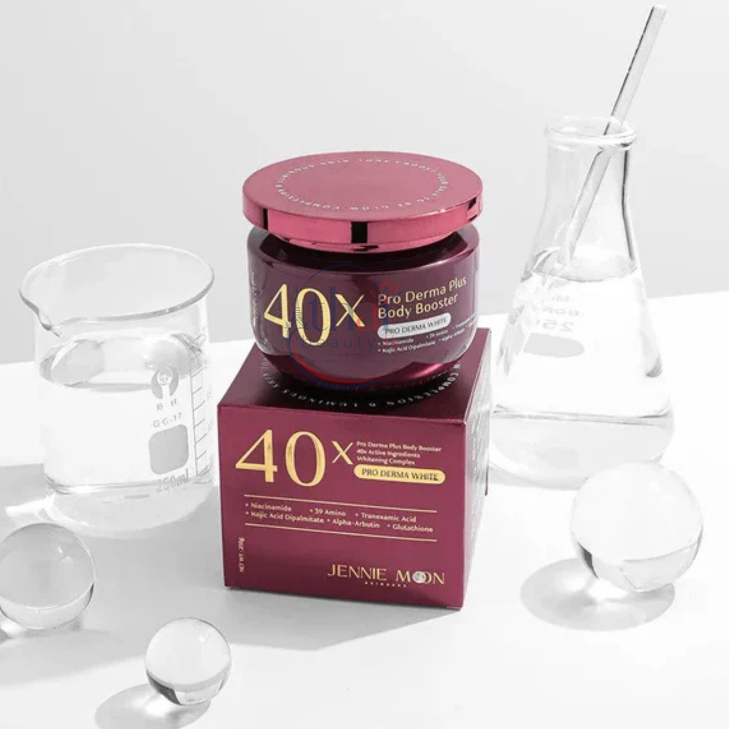 Jennie Moon 40X Pro Derma Plus Body Booster - Advanced Whitening Gel Cream 250g